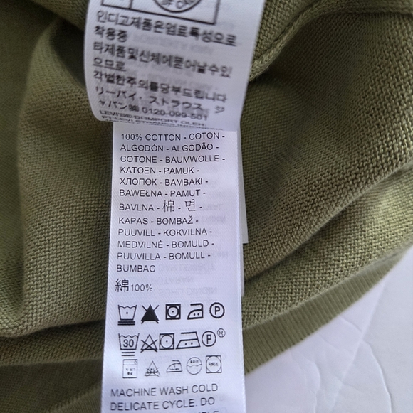 Levi's Olive Green Men's Polo Shirt - Picture 7 of 8